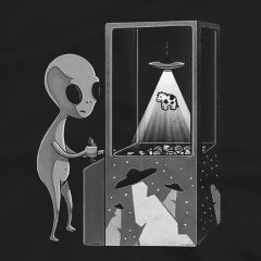 Vacas Espaciales Ovni Alien Camiseta 🛸